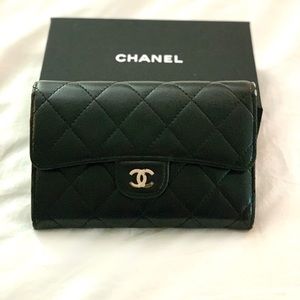 Authentic Chanel Lambskin Wallet